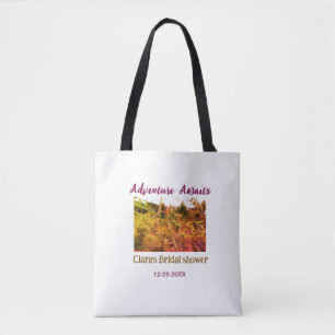 Bolsa Tote aventura em campos de arroz espera nome chá de noi