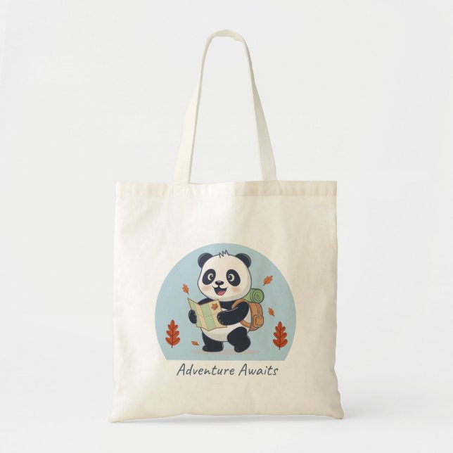 Bolsa Tote Aventura Espera Panda (Frente)
