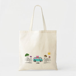 Bolsa Tote Aventuras Costeiras: Sun, Sea e Road Trips