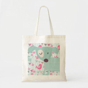 Bolsa Tote Aves, Cães, Bandeiras, Flores