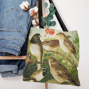Bolsa Tote Aves da América do Norte Gustav Mü tzel