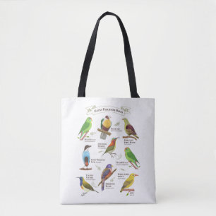 Bolsa Tote Aves nativas nas Filipinas