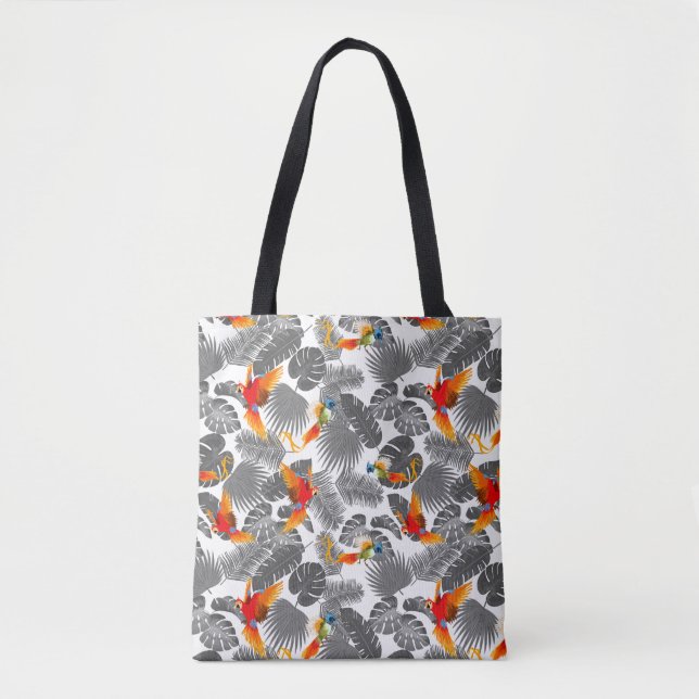 Bolsa Tote aves tropicais (Frente)