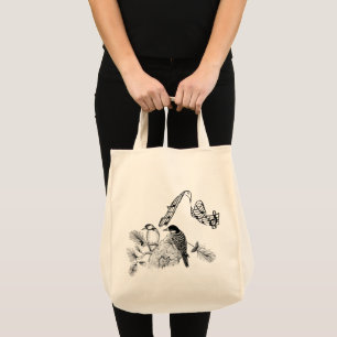 Bolsa Tote Aves Vintage