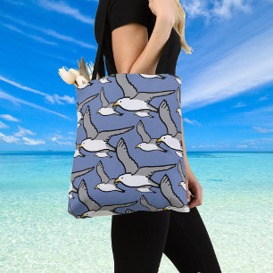Bolsa Tote Aves Voadoras Altas Design