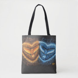 Bolsa Tote Aves Voando Juntas-