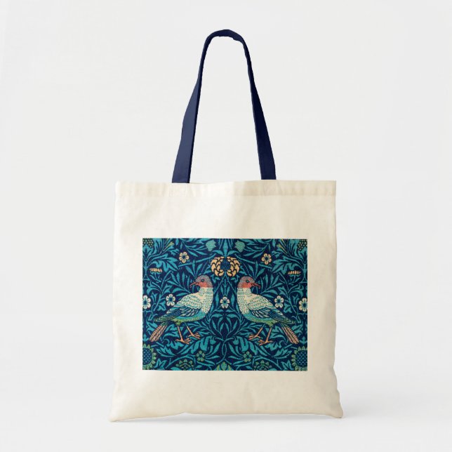 Bolsa Tote Aves, William Morris (Frente)