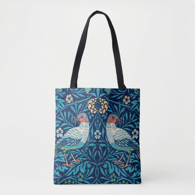 Bolsa Tote Aves, William Morris (Frente)