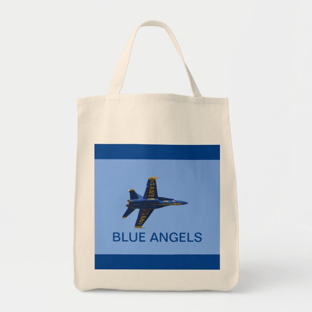 Bolsa Tote Avião Blue Angel (Frente)