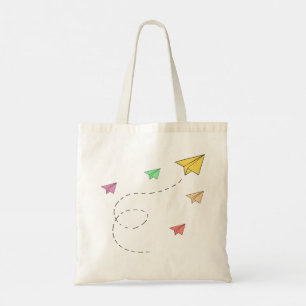 Bolsa Tote Aviões de papel voador