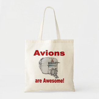 Bolsa Tote Aviões são VERMELHOS-INCRÍVEIS60s