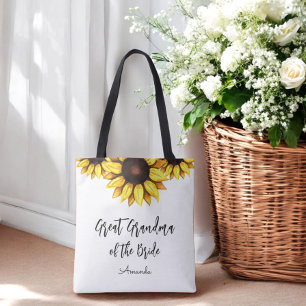 Bolsa Tote Avó Bisavó da Noiva Girassol