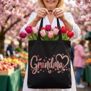 Bolsa Tote Avó bonita, caprichosa e calorosa