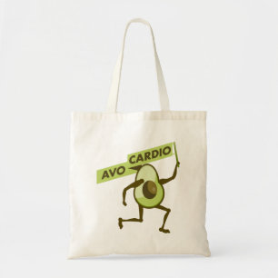 Bolsa Tote Avo cardio engraçado avocado