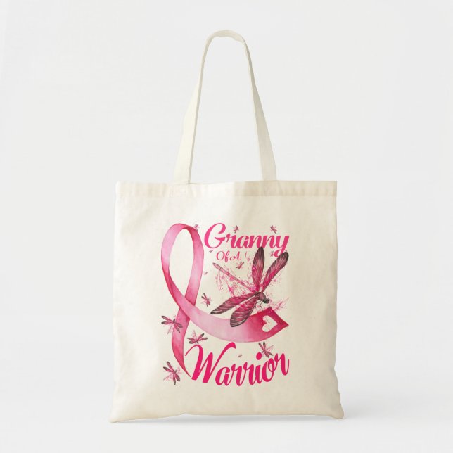 Bolsa Tote Avó De Um Cancer De Bebida De Guerra (Frente)