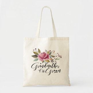 Bolsa Tote Avó do Groom Floral Budget Tote Bag