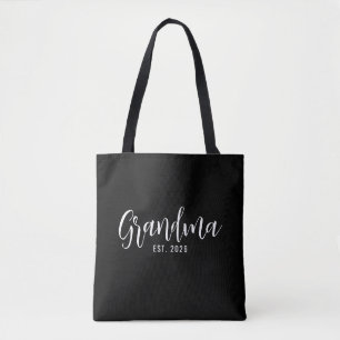 Bolsa Tote Avó Estabeleceu Novo Presente de Avó