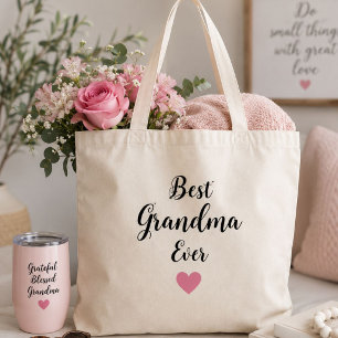Bolsa Tote Avó Mais Querida Personalizada Nana Mimi Melhor de
