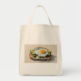 Bolsa Tote Avocado e Ovo Brancos Gusto Poesia