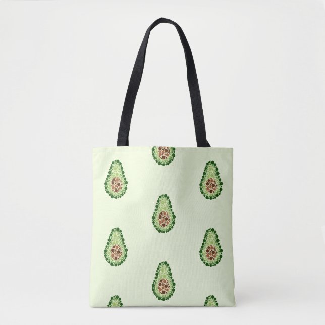 Bolsa Tote Avocado em pontos (Frente)