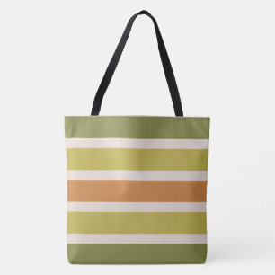 Bolsa Tote Avocado Striped