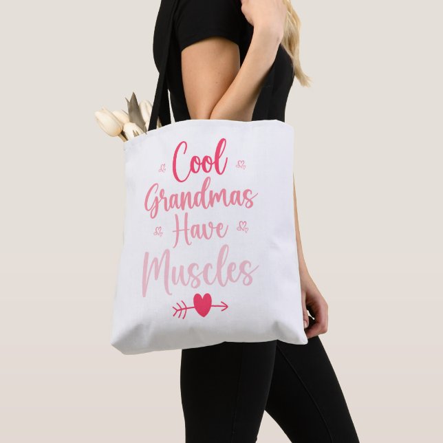Bolsa Tote Avós Legais Têm Músculos (Close Up)