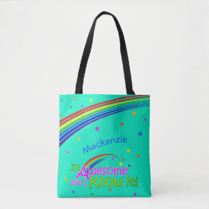 Bolsa Tote AWESOME e eu o conhecemos com o Rainbow na AQUAMAR