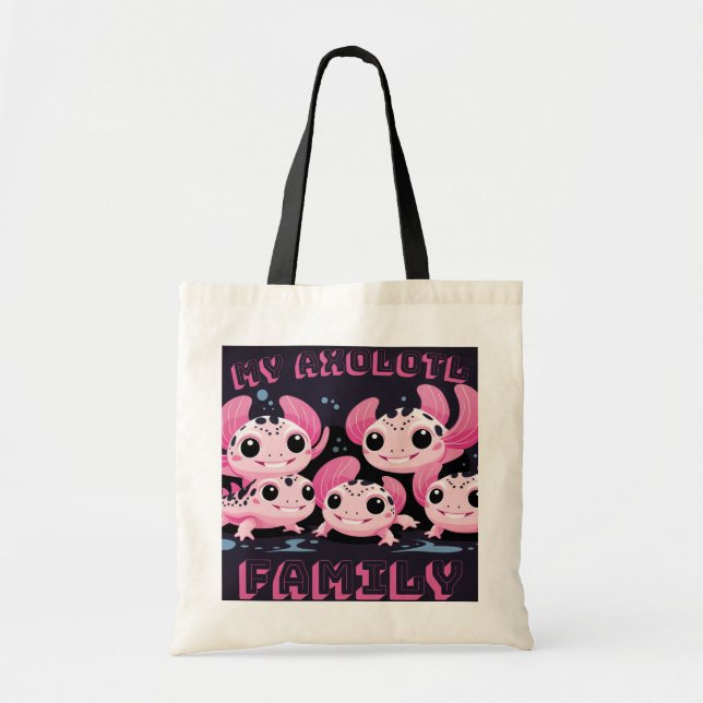 Bolsa Tote axolotl (Frente)