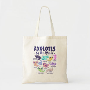Bolsa Tote Axolotl Cute Axolotls Do Menino Kawaii Do Mundo