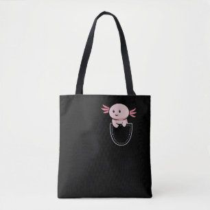 Bolsa Tote Axolotls Axolotl Num Bolso Kawaii