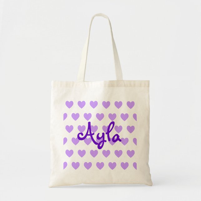 Bolsa Tote Ayla em Purple (Frente)