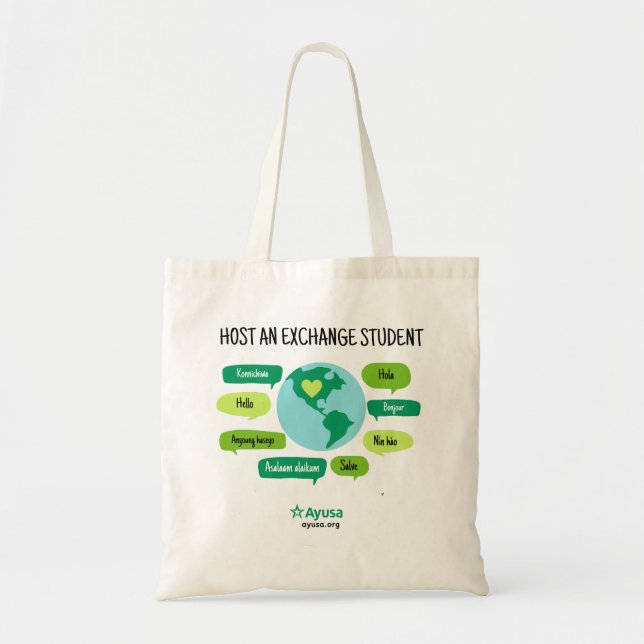 Bolsa Tote Ayusa hospeda estudante de intercâmbio Tote Bag (Frente)