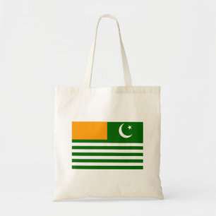 Bolsa Tote Azad Kashmir - símbolo do Estado de bandeira Paqui