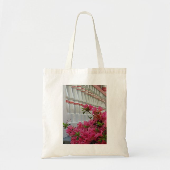 Bolsa Tote Azaleas cor-de-rosa - Martha's Vineyard Tote Bag (Frente)