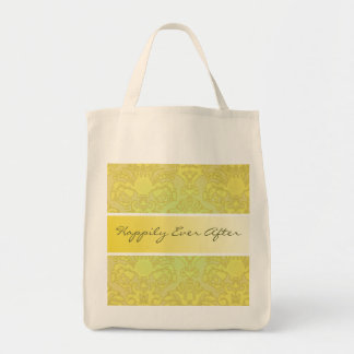 Bolsa Tote Azeite e Casamento tema damasco Dourado