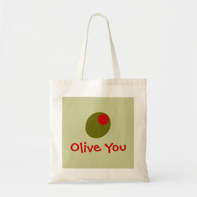 Bolsa Tote Azeitona você (Frente)