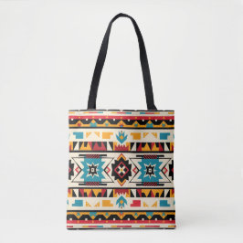 Bolsa Tote Aztec Tribal Design