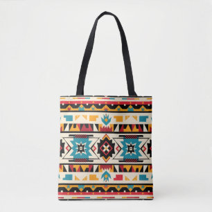 Bolsa Tote Aztec Tribal Design