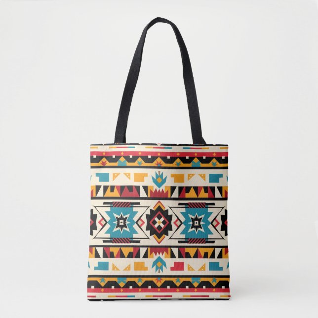 Bolsa Tote Aztec Tribal Design (Frente)