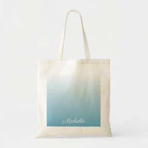 Bolsa Tote Azul-anjo verde personalizado