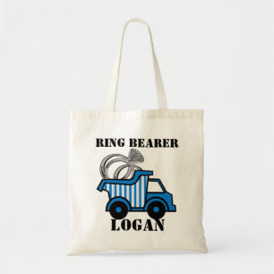 Bolsa Tote Azul-Carro de Bearer do Anel