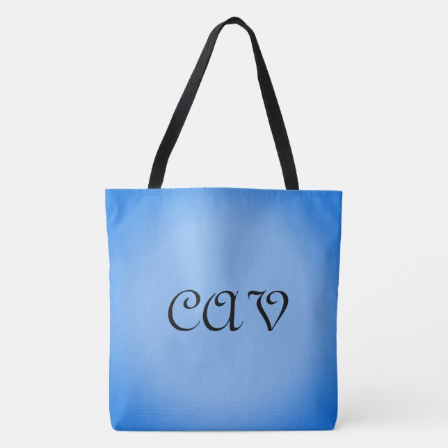 Bolsa Tote Azul Cornflower Sangria (Frente)