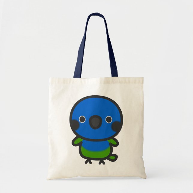 Bolsa Tote Azul-coroado (Frente)