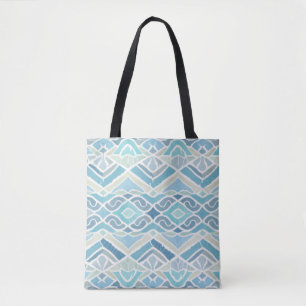 Bolsa Tote Azul costeiro/praiano/náutico