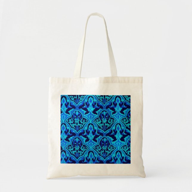 Bolsa Tote Azul Damasco (Frente)