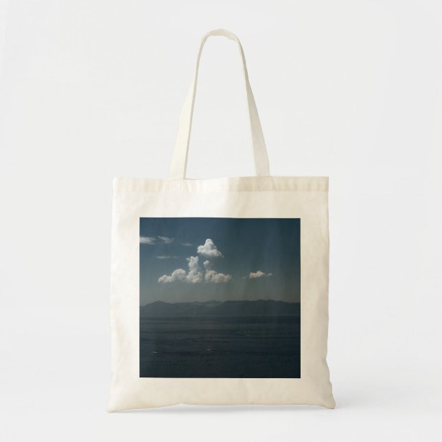 Bolsa Tote Azul de Verão (Frente)