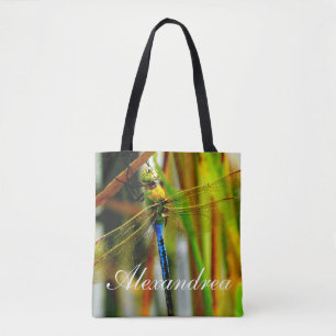 Bolsa Tote Azul-lacrimejo-azul-lacrimejo personalizado com No
