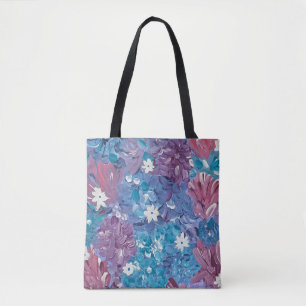 Bolsa Tote Azul liso