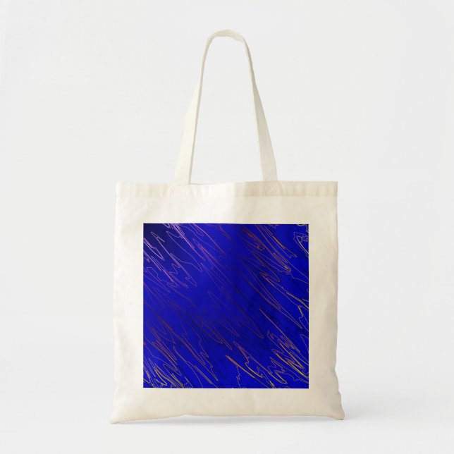 Bolsa Tote Azul Marbled (Frente)