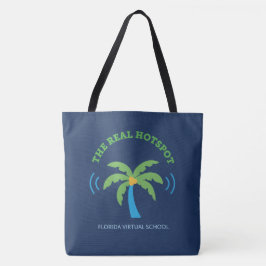 Bolsa Tote Azul Marinho FLVS "The Real Hotspot"